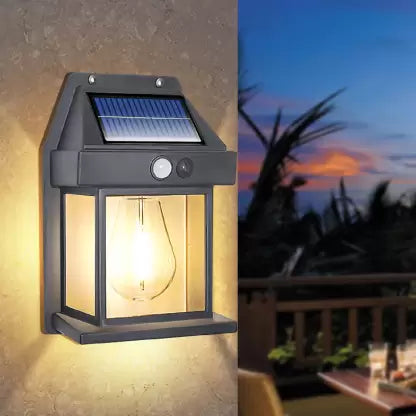 LED Solar Outdoor Wall Lamp - Waterproof Wall Lamp Solar Luminous Light