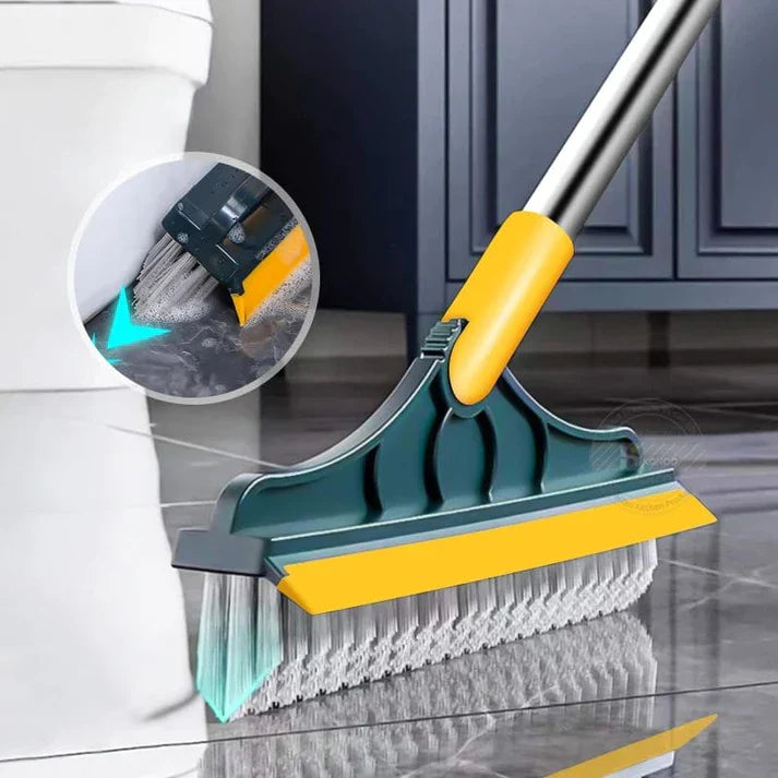 2-in-1 Cleaning Brush with Removable Wiper