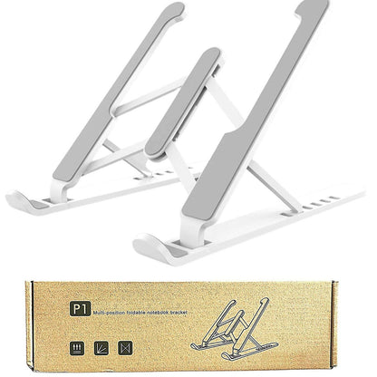 New High Quality Laptop Stand - Adjustable Portable Laptop Stand For Desk - Foldable Plastic Non-Slip Stand For Laptop And Tablet